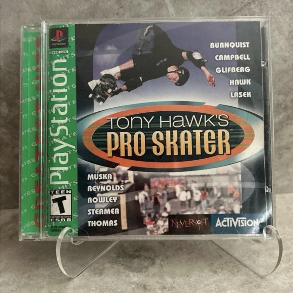 Tony Hawk's Pro Skater 1 Greatest Hits PlayStation 1 PS1 - Tested
